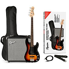 Squier Affinity Jazz Bass Limited-Edition Pack With Fender Rumble 