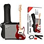 Squier Affinity Jazz Bass Limited-Edition Pack With Fender Rumble 15W Bass Combo Amp Candy Apple Red thumbnail