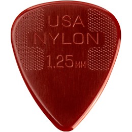 Dunlop Nylon Standard 1.25mm Red 6 Dozen