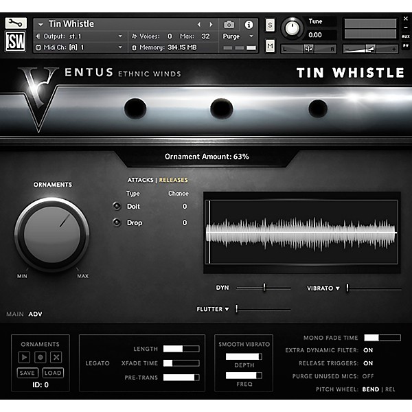 Impact Soundworks Ventus Tin Whistle (Download)