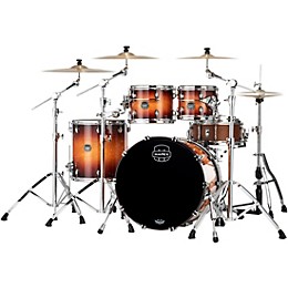 Mapex Saturn Evolution Rock Birch 4-Piece Shell Pack With 22" Bass Drum Exotic Sunburst