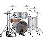 Mapex Saturn Evolution Rock Birch 4-Piece Shell Pack With 22" Bass Drum Iridium Silver