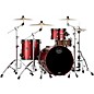 Mapex Saturn Evolution Hybrid Organic Rock 3-Piece Shell Pack With 22" Bass Drum Tuscan Red thumbnail