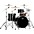 Mapex Saturn Evolution Hybrid... Mapex Saturn Evolution Hybrid Organic Rock 3-Piece Shell Pack With 22" Bass Drum Piano Black