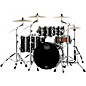 Mapex Saturn Evolution Fusion Maple 4-Piece Shell Pack With 20" Bass Drum Piano Black