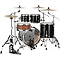 Mapex Saturn Evolution Rock Maple 4-Piece Shell Pack With 22" Bass Drum Piano Black