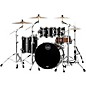Mapex Saturn Evolution Rock Maple 4-Piece Shell Pack With 22" Bass Drum Piano Black