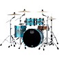 Mapex Saturn Evolution Rock Maple 4-Piece Shell Pack With 22" Bass Drum Exotic Azure Burst