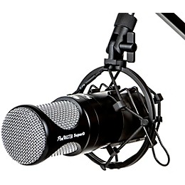 CAD PodMaster SuperD Professional Broadcast/Podcasting Microphone with SuperD Large Diaphragm Capsule Black