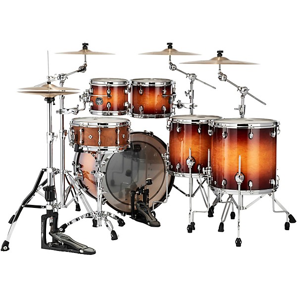 Mapex Saturn Evolution Workhorse Birch 5-Piece Shell Pack With 22" Bass Drum Exotic Sunburst