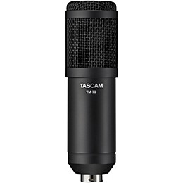 TASCAM TM-70 Dynamic Broadcast Streaming Microphone Black