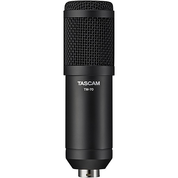 TASCAM TM-70 Dynamic Broadcast Streaming Microphone Black