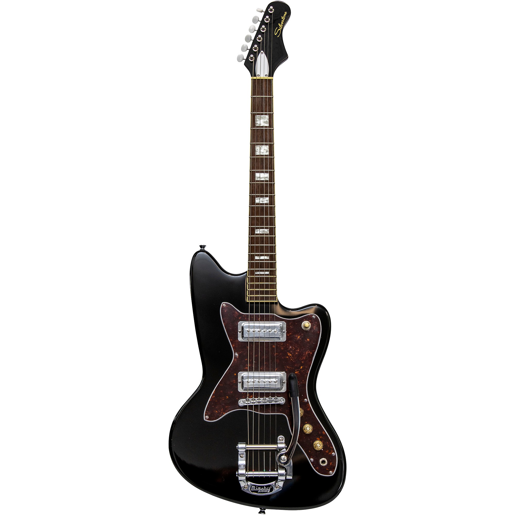 Silvertone 1478 Solidbody Electric Guitar Gloss Black | Guitar Center