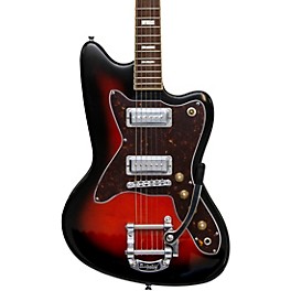 Silvertone 1478 Solidbody Electric Guitar Red Sunburst Silvertone 1478 Solidbody Electric Guitar Red Sunburst