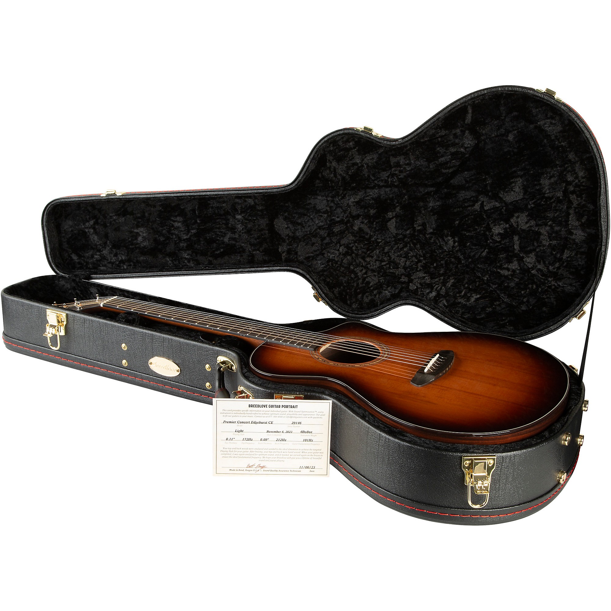 Breedlove Premier Redwood-East Indian Rosewood Concert CE Acoustic