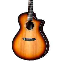 Breedlove Premier Redwood-East Indian Rosewood Concerto CE Acoustic-Electric Guitar Edge Burst