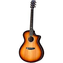 Breedlove Premier Redwood-East Indian Rosewood Concerto CE Acoustic-Electric Guitar Edge Burst