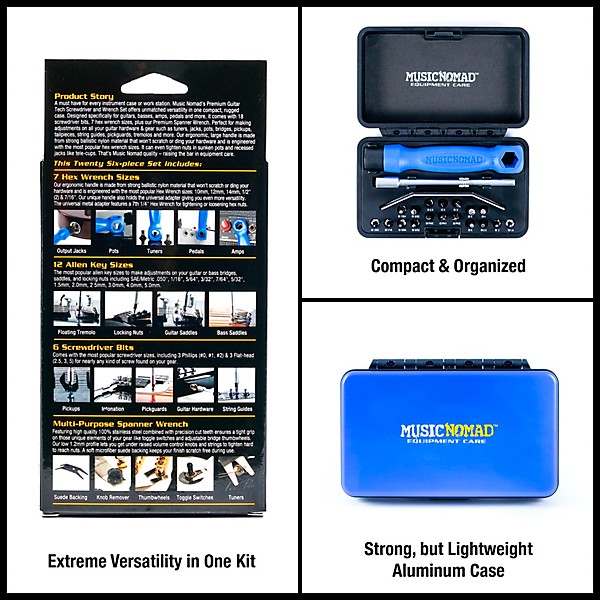 Music Nomad KEEP IT SIMPLE, SETUP Starter Kit Bundle