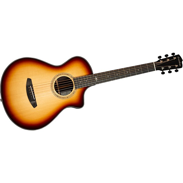 Breedlove Premier Sitka Spruce-East Indian Rosewood Concertina CE Acoustic-Electric Guitar Burnt Amber Burst