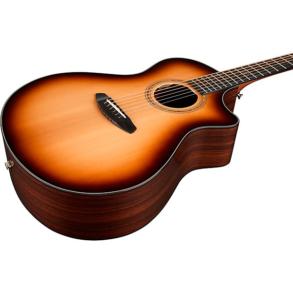 Breedlove Premier Sitka Spruce-East Indian Rosewood Concerto CE Acoustic-Electric Guitar Burnt Amber Burst