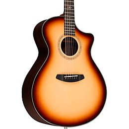 Breedlove Premier Adirondack Spruce-East Indian Rosewood Concerto CE Acoustic-Electric Guitar Burnt Amber Burst