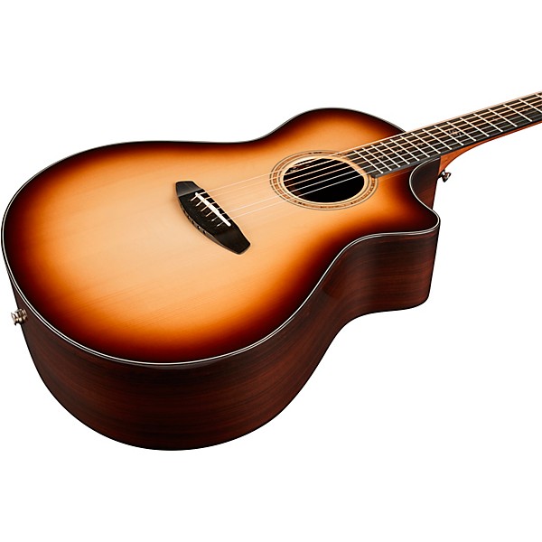 Breedlove Premier Adirondack Spruce-East Indian Rosewood Concerto CE Acoustic-Electric Guitar Burnt Amber Burst