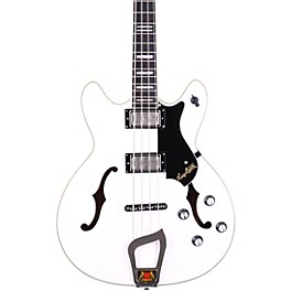 Open Box Hagstrom Viking Electric Bass Guitar Level 1 White