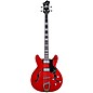 Hagstrom Viking Electric Short-Scale Bass Guitar Transparent Cherry