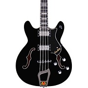 Hagstrom Viking Electric Short-Scale Bass Guitar Black for sale