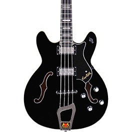 Hagstrom Viking Electric Short-Scale Bass Guitar Black Hagstrom Viking Electric Short-Scale Bass Guitar Black