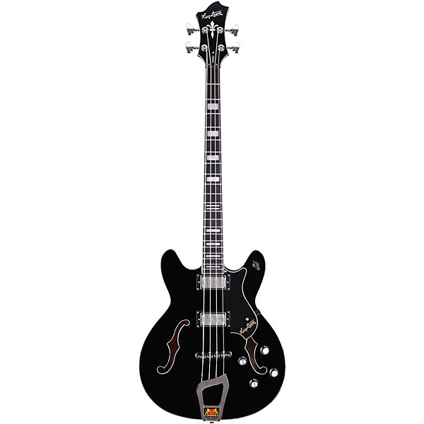 Hagstrom Viking Electric Short-Scale Bass Guitar Black