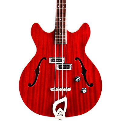 Guild Starfire I Bass Short Scale Semi-Hollow Electric Bass Guitar Cherry Red for sale