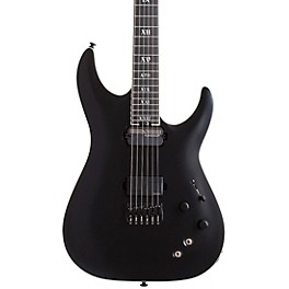 Schecter Guitar Research C-1 S HT SLS Elite "Evil Twin" 6-String Electric Guitar Satin Black