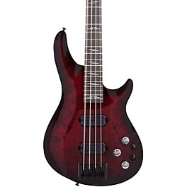 Schecter Guitar Research Omen Elite... Schecter Guitar Research Omen Elite-4 4-String Electric Bass Guitar Black Cherry Burst