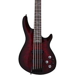 Schecter Guitar Research Omen Elite-5 5-St... Schecter Guitar Research Omen Elite-5 5-String Electric Bass Black Cherry Burst