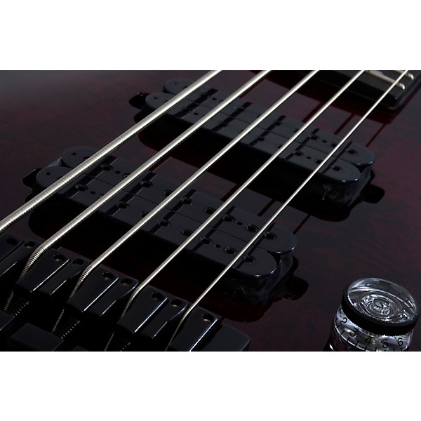 Schecter Guitar Research Omen Elite-5 5-String Electric Bass Black Cherry Burst