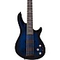Schecter Guitar Research Omen Elite-5 5 String Electric Bass See-Thru Blue Burst thumbnail