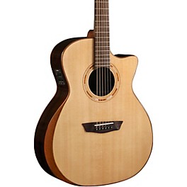 Washburn G20SCE Comfort 20 Series Grand Auditorium Cutaway Acoustic-Electric Guitar Natural