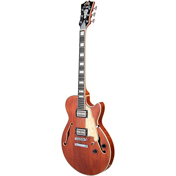D'Angelico Premier Series SS XT Semi-Hollow Limited-Edition Electric Guitar With Seymour Duncan Psyclone Humbuckers Matte ...