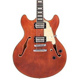 D'Angelico Premier Series DC XT Limited-Edition Semi-Hollow Electric Guitar with Seymour Duncan Psyclone Humbuckers Matte ...