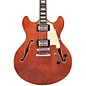 D'Angelico Premier Series DC XT Limited-Edition Semi-Hollow Electric Guitar with Seymour Duncan Psyclone Humbuckers Matte Walnut thumbnail