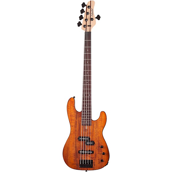 Open Box Schecter Guitar Research Michael Anthony MA-5 KOA 5-String Electric Bass Level 1 Natural