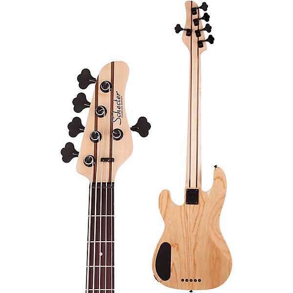 Open Box Schecter Guitar Research Michael Anthony MA-5 KOA 5-String Electric Bass Level 2 Natural 194744900259
