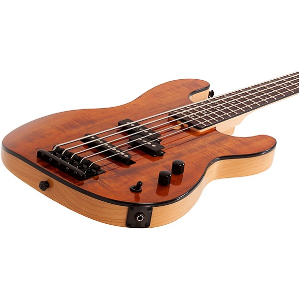 Open Box Schecter Guitar Research Michael Anthony MA-5 KOA 5-String Electric Bass Level 1 Natural