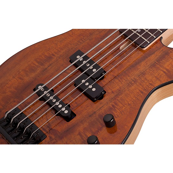 Open Box Schecter Guitar Research Michael Anthony MA-5 KOA 5-String Electric Bass Level 2 Natural 194744732454