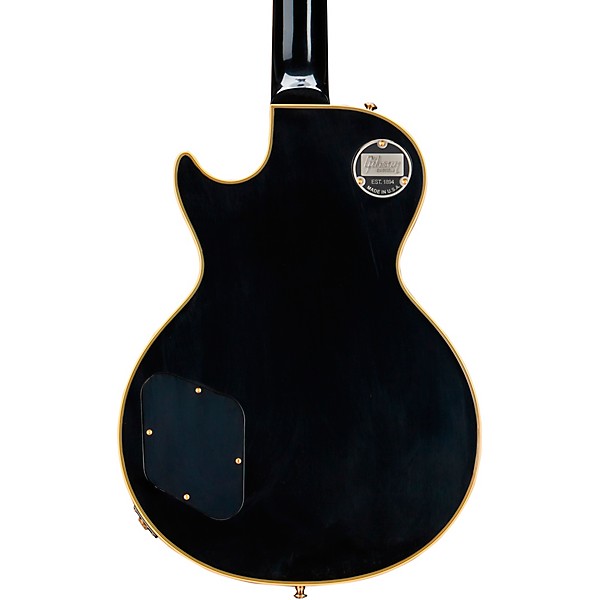 Gibson Custom 1954 Les Paul Custom Staple Pickup Reissue VOS Electric Guitar Ebony