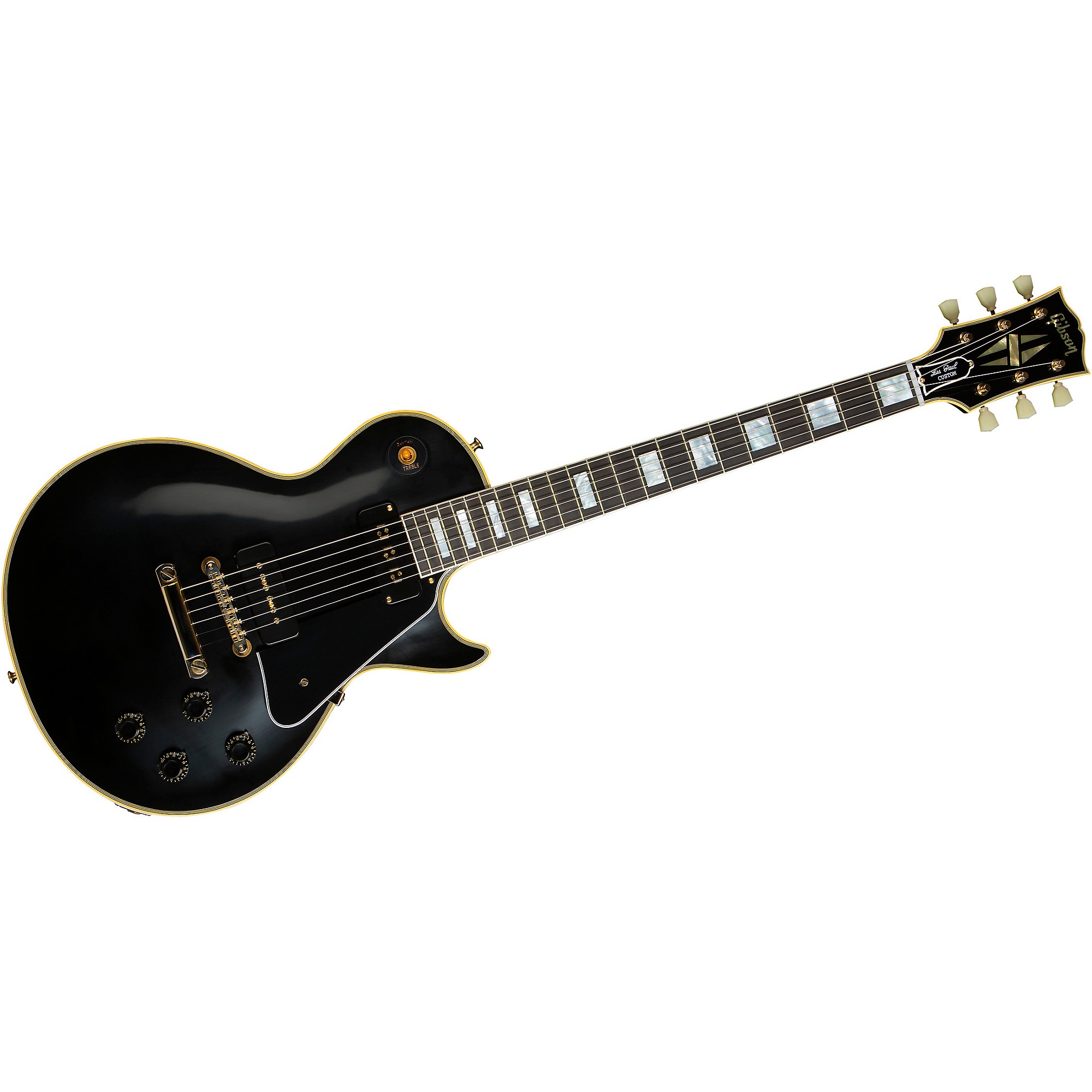 Platinum Gibson Custom 1954 Les Paul Custom Staple Pickup Reissue