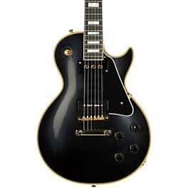 Gibson Custom 1954 Les Paul Custom Staple Pickup Reissue VOS Electric Guitar Ebony