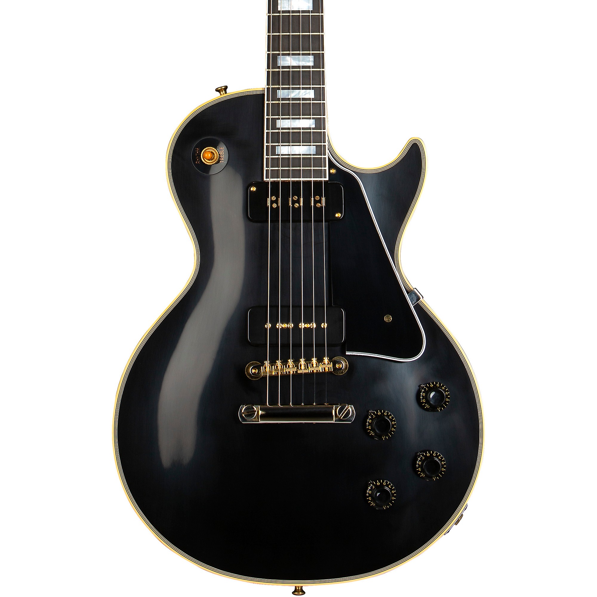 Platinum Gibson Custom 1954 Les Paul Custom Staple Pickup Reissue