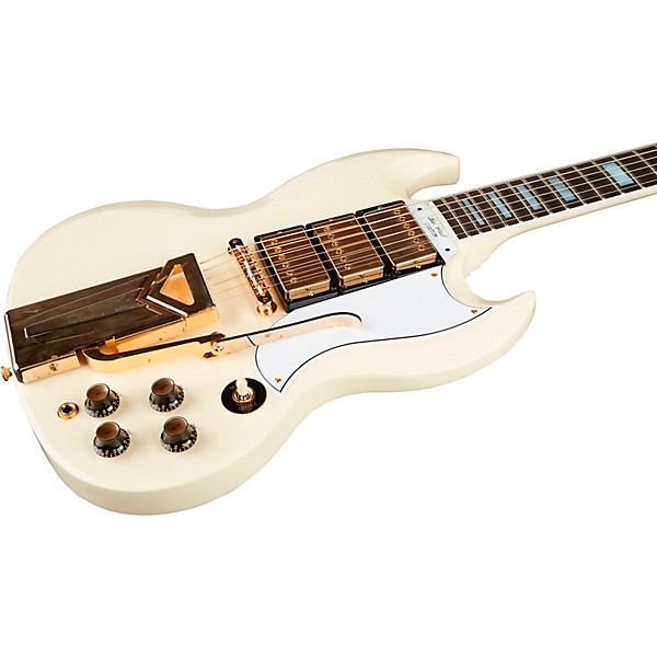 Gibson Custom 60th Anniversary 1961 SG Les Paul Custom VOS Electric Guitar Classic White